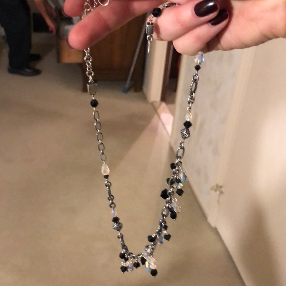 Tres Jolie Beaded necklace and earrings